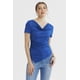 thumbnail image 1 of Polera Mujer Drapeado Basta Azul, 1 of 4
