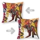 thumbnail image 2 of Deadpool y Wolverine Fundas de almohada de terciopelo con tema, regalos de funda de almohada, decoración para el hogar, cojín de lanzar, regalo de cumpleaños para fans y parejas. 45cm x 45cm., 2 of 6