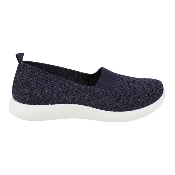Zapatilla New Walk Brillos Confort Azul