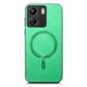 thumbnail image 2 of Magnetic Slim Case for Xiaomi Redmi 13C with Camera Guard & Anti-Scratch Back Green, 2 of 6