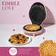 thumbnail image 3 of Máquina para hacer gofres Paris Hilton Heart 5 minigofres, color rosa, eléctrica, 3 of 7