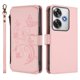 thumbnail image 2 of Funda Cartera Mariposa para [Xiaomi Poco F6] con Soporte y Cremallera Rosa, 2 of 6