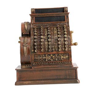 Bothyi - Estatuilla De Resina Escultura Coleccionable Hogar Fiesta Dormitorio Estilo Vintage Estatua Máquina De Escribir 4X2.6X5In