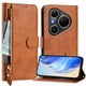 thumbnail image 1 of FOXDOCK Funda Tipo Cartera para Xiaomi Poco M6 Plus Cuero PU con Cremallera y Correa de Muñeca, Ranuras para Tarjetas, Soporte Plegable, Cierre Magnético, 1 of 5