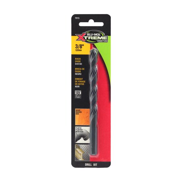 Broca Blu-Mol Xtreme High Speed Steel 3/8 en 1 paquete