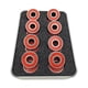 thumbnail image 2 of 16Pc Skateboard Longboard Bearings Precision ABEC 9 Para Patines En Línea Rojo, 2 of 5