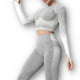 thumbnail image 2 of Conjunto de fitness de gimnasio de 2 piezas Blanco, 2 of 3