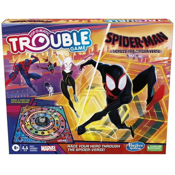 Juego de mesa Hasbro Gaming Trouble: The Spider-Verse Edition