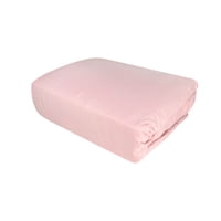 Zahr - Juego De Sábanas Marina Lisa 1.5 Plazas Rosa Pastel