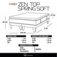 thumbnail image 4 of Cama Zen Top Spring 2 plaza Base Dividida, 4 of 4