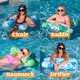 thumbnail image 2 of Hamaca hinchable Pool Floats Sloosh 4 en 1 para adultos, 2 paquetes, 2 of 8