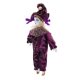 thumbnail image 2 of Mu?ecas De Porcelana Mu?eca Payaso En Forma De Lágrima Con Trajes Morados Regalos De Halloween, 2 of 5