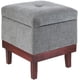 thumbnail image 1 of Pouf Baúl Emilia Gris Claro Altea 45x45x46 cm, 1 of 3