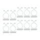 thumbnail image 4 of 10x Clip de pared de escalada de plantas Vines Tracción Soporte invisible Fijador de plantas Clips de fijación de pared de escalada para decoraciones , Blanco L, 4 of 5