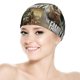 thumbnail image 5 of El hombre de familia Gorro de Natación de Licra, Gorro de Baño de Tela Cómoda, Gorro Elástico Antideslizante para Hombres, Mujeres y Niños, 5 of 6