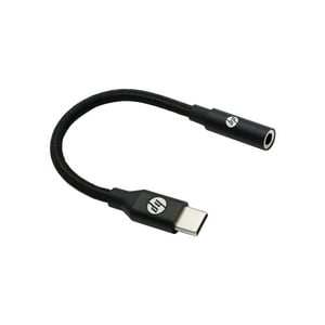 Hp - Dhc-Tc131 Adaptador De Audio Usb-C A 3,5 Negro Trenzado