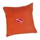 thumbnail image 2 of Funda de cojín Bandera de buceo Naranja, 2 of 3