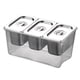 thumbnail image 1 of Carrito Para Condimentos Refrigerados, Compartimentos Extraíbles Para Bares, Tiendas De Té Con Leche, 3 Compartimentos, 1 of 5