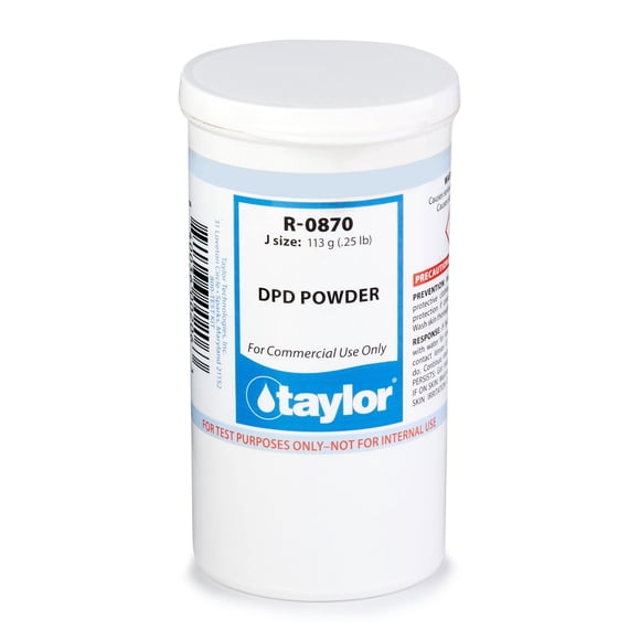 Reactivo DPD en polvo Taylor R-0870-J para pruebas de desinfectantes