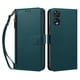 thumbnail image 1 of Funda Tipo Billetera para TCL 505 con Soporte y Bolsillo con Cierre Verde, 1 of 1