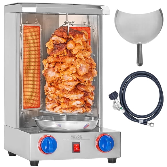 Máquina de asar Shawarma VEVOR, 6 kg de capacidad, a gas, vertical