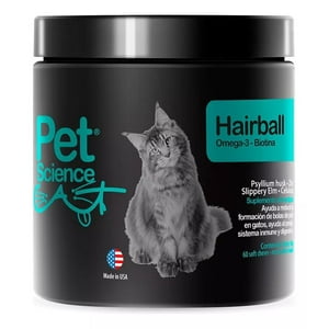Petscience Cat Hairball Bola Pelo 60 Comp Masticable