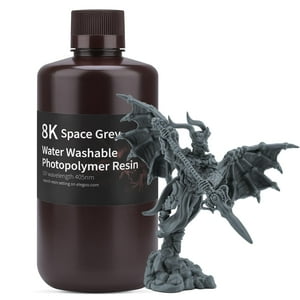 Impresora 3D De Resina Elegoo 8K, Lavable Con Agua, 405 Nm, Curado Uv, 1 Kg