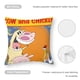 thumbnail image 5 of Vaca y Pollo Fundas de almohada de terciopelo con tema, regalos de funda de almohada, decoración para el hogar, cojín de lanzar, regalo de cumpleaños para fans y parejas.56*56cm., 5 of 6