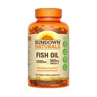 Sundown Naturals - Omega 3 Extra Fish Oil 1200 Mg 200 Softgels