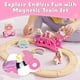 thumbnail image 2 of Set de tren de madera Lehoo Castle Unicorn para niñas de 2 a 4 años, 2 of 7