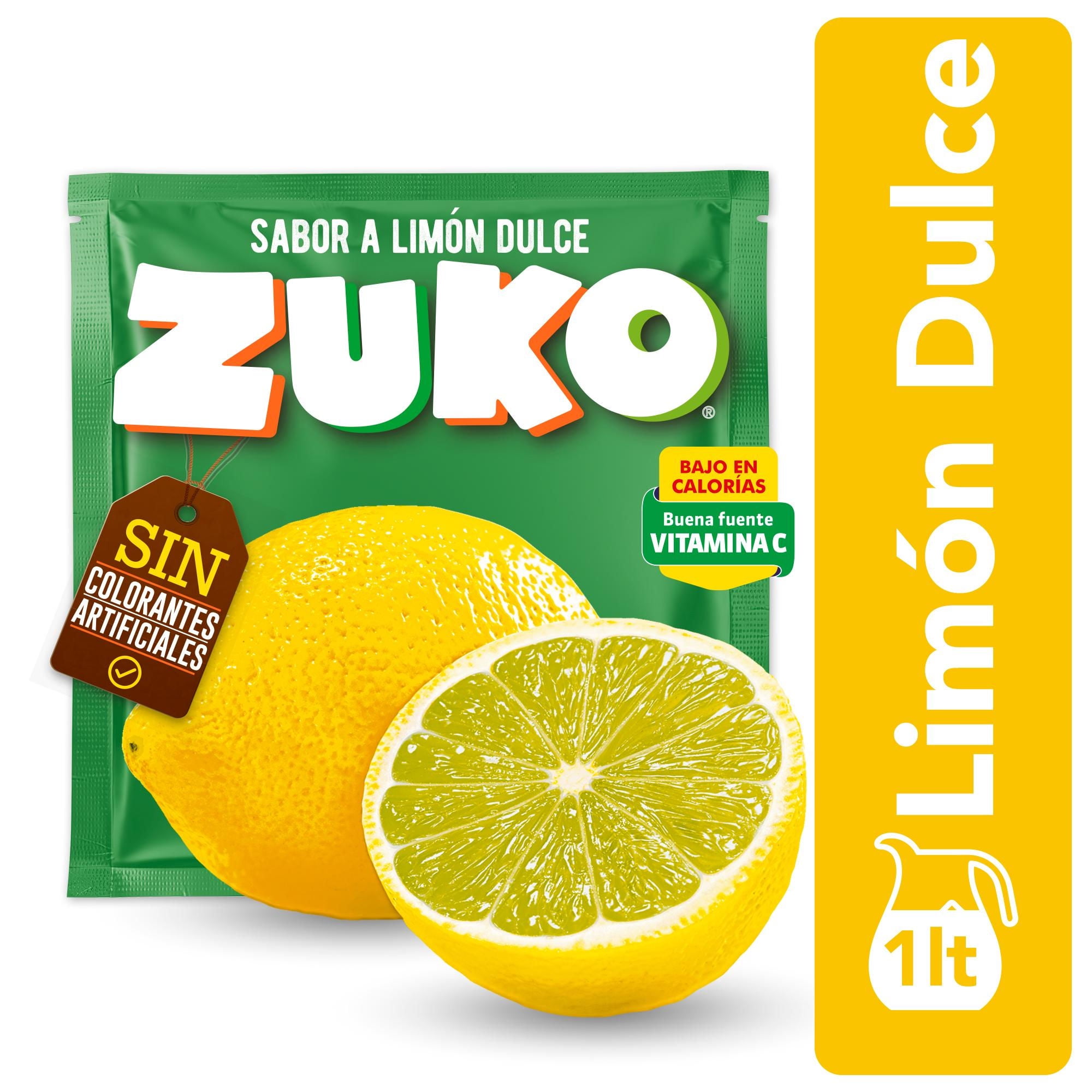 Jugo En Polvo Sabor Limón Dulce Sobre 15 g Zuko