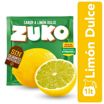 Jugo En Polvo Sabor Limón Dulce Sobre 15 G Zuko