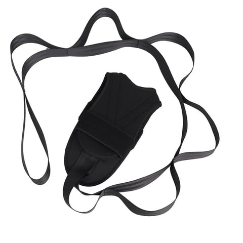 Xusx111 - Correa Estirable Con Bucles Para El Pie Y La Ternera - Ideal Para La Terapia Física, El Alivio De La Tendonitis De Aquiles Y La Fascitis Plantar - Perfecto Para El Yoga, La Gimnasia Y El Ent