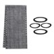thumbnail image 4 of Tela De Repuesto Universal Impermeable Para Tumbona Negro Gris, 4 of 5
