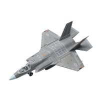 Magideal - Kit De Modelo De Caza, Colección Educativa, Decoración De Escritorio, Juguete De Avión, Habilidades Motoras Finas Para Estantería, Dormitorio, Hogar, F35