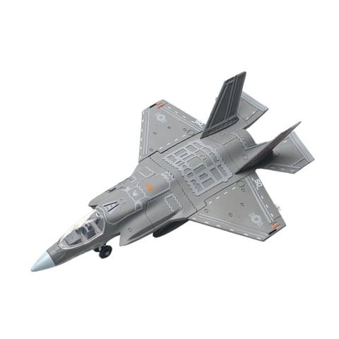 Magideal - Kit De Modelo De Caza, Colección Educativa, Decoración De Escritorio, Juguete De Avión, Habilidades Motoras Finas Para Estantería, Dormitorio, Hogar, F35