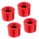thumbnail image 3 of 4 Piezas 70x51mm Pro Skateboard en Blanco PU Ruedas Longboard Cruiser rojo, 3 of 5