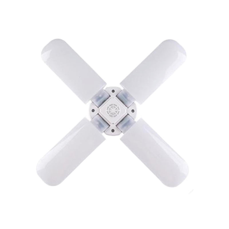 Genérico - Set 2 Bombillas Led 4 Aspas 45w Brillante Plegable Lau