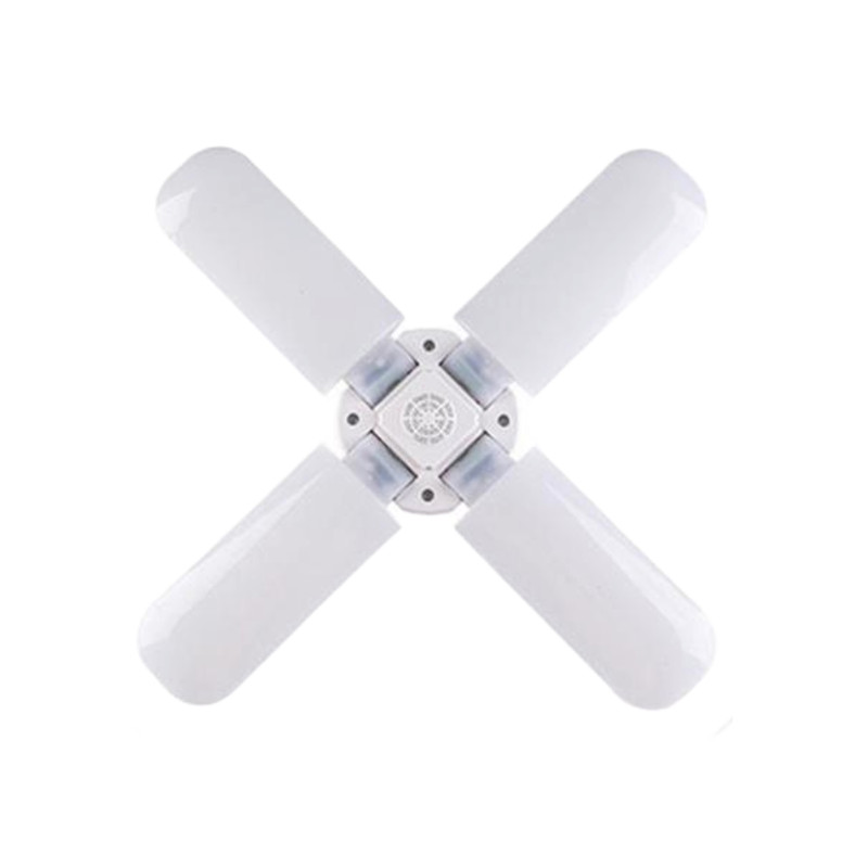 Genérico - Set 2 Bombillas Led 4 Aspas 45W Brillante Plegable Lau