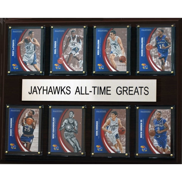 Placa Coleccionable De C&I, Los Mejores Jugadores De Todos Los Tiempos De Los Jayhawks De La Ncaa De