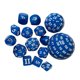 thumbnail image 3 of 15 Uds Juguetes De Entretenimiento Juego De Dados Para Juegos De Mesa De Rol Favores De Fiesta Azul, 3 of 5