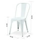thumbnail image 3 of Pack De 4 Silla Metal Tolix Blanco, 3 of 8
