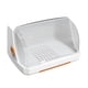 thumbnail image 2 of Estante Para Secar Botellas, Cuenco, Bandeja Para Secar Platos, Decorativa Con Tapa, Soporte Para Secador De Tazas, M, Blanco, 2 of 5