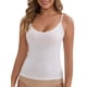thumbnail image 1 of INSPIRE CHIC Camisola de Mujer Regreso a Clases Cuello en V Ligera Tirantes Finos Sólida Sin Mangas Top M Blanco, 1 of 6