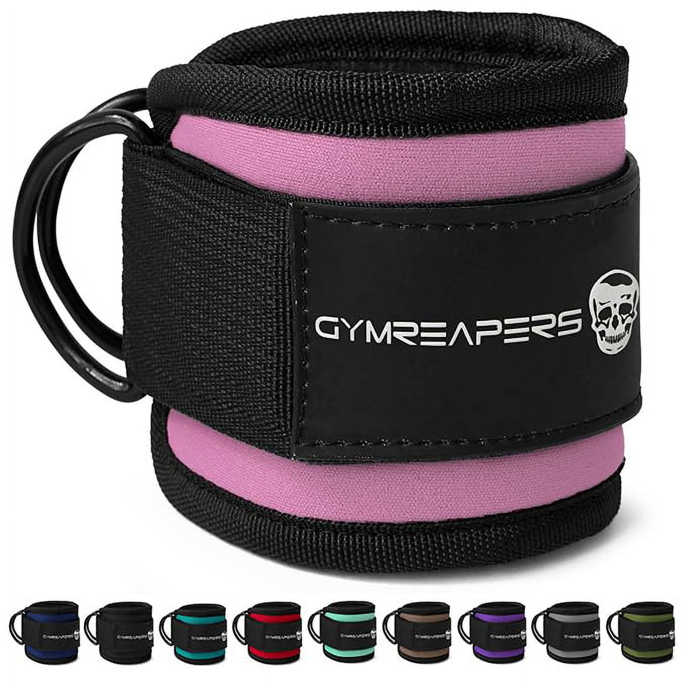 Tobillera Ajustable Gymreapers De Neopreno Rosa, Unidad