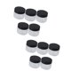 thumbnail image 4 of Tarro Transparente De 10 Piezas, Tarro De Loción Reutilizable Redondo De 100ml Para Cosméticos De Viaje, 4 of 5