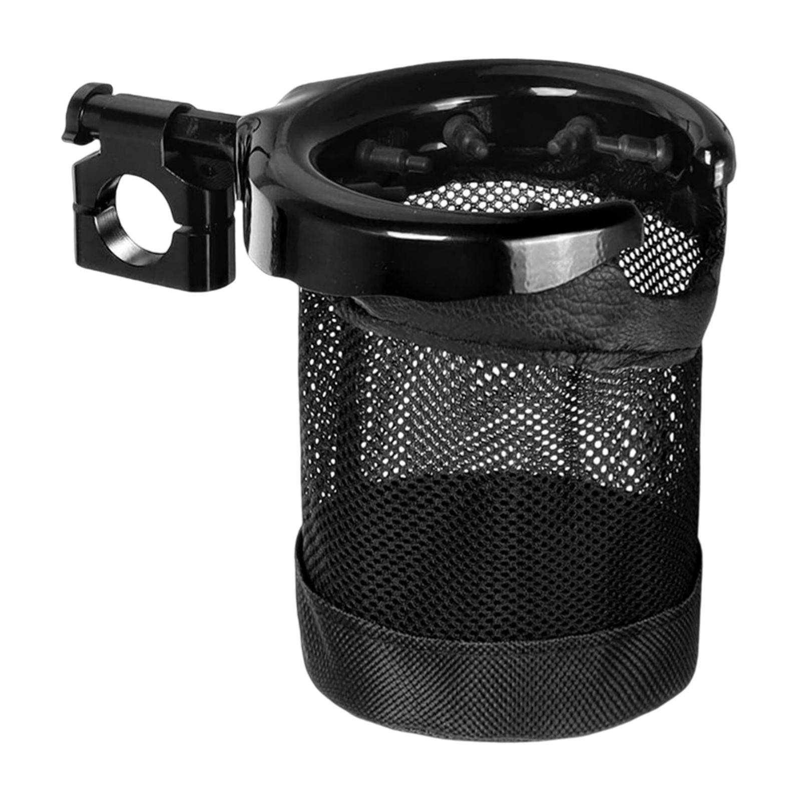 Magideal - Portavasos Para Manillar De Motocicleta, Botella De Agua, Soporte Para Bebidas, Adaptador, Soporte Para Bebidas, Apto Para Manillar Para Xl883 Negro 22Mm