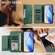 thumbnail image 5 of Funda Billetera Cremallera para iPhone 17 con Porta Tarjetas, Soporte y Correa Verde, 5 of 5