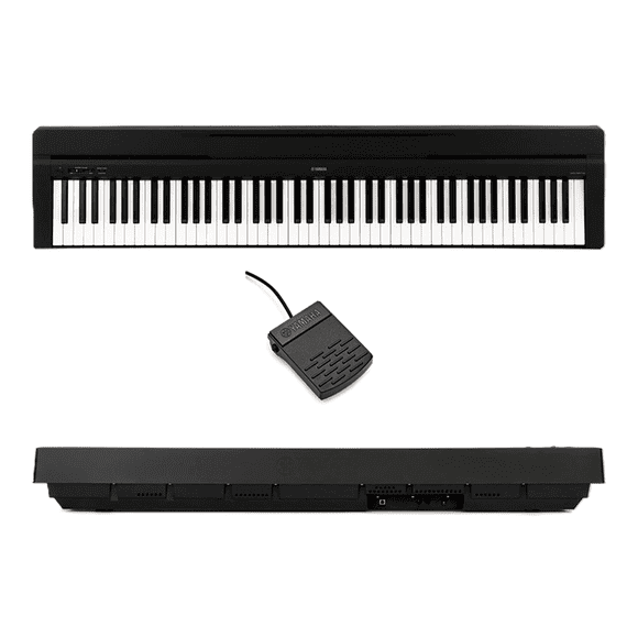Piano Digital Yamaha P45 +. Pedal Sustain + Adaptador de Voltaje + Porta Partituras