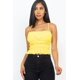 thumbnail image 1 of Top Corto con Cuerpo Fruncido y Capas, 1 of 2